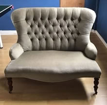Photo of free 2 seat button back chair (Newdigate) #1