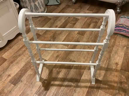 Photo of free Wooden towel rail - needs nuts to secure (Spacey Houses HG3) #1