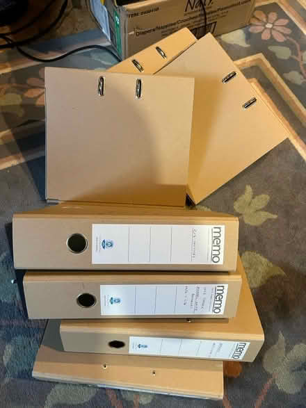Photo of free Large lever arch files (Brighton, Hanover) #1