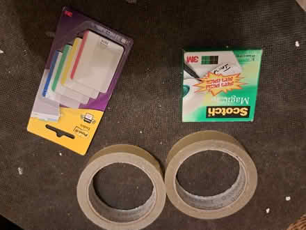 Photo of free Sellotape, magic tape, Post It index stickers (Caversham RG4) #1