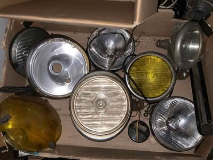Photo of free 1950’s 60’s 70’s car spot/head lights (Hersham KT12) #1