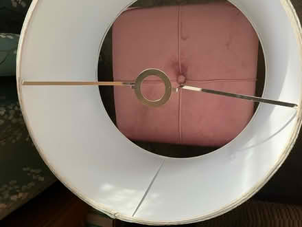 Photo of free Large Green velvet lampshade (Waddon) #3