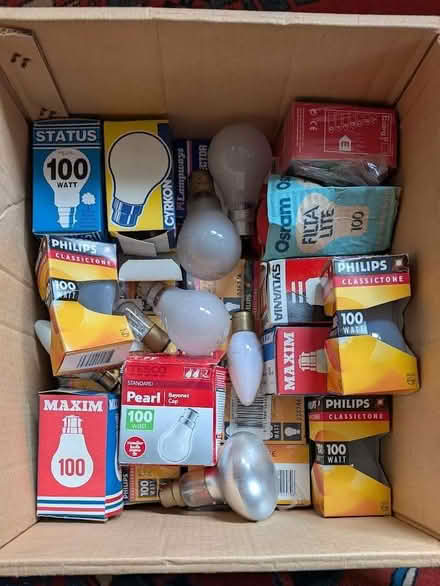 Photo of free 60W and 100W bulbs (Lyppard Grange WR4) #1