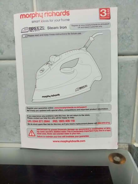 Photo of free Steam Iron (Godmanchester PE29) #4