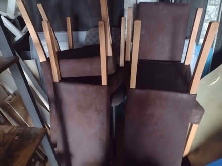 Photo of free Four brown dining chairs (Barnhill DD5) #1