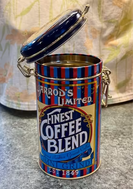 Photo of free Empty Harrods Coffee Tin, with Secured Lid (Chaddesden DE21) #2