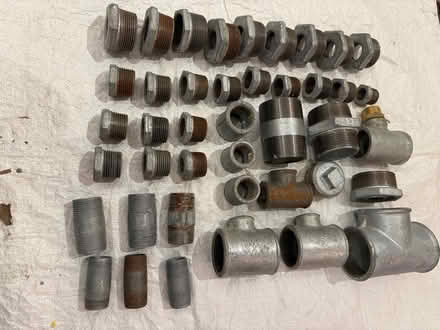 Photo of free 42 x Iron Pipe Fittings size 3/4 - 2 inch (West Hill BN1) #1