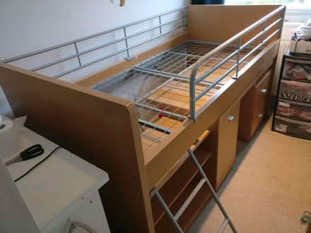 Photo of free Bunk bed with built in desk, shelves and drawers (Northway OX3) #1