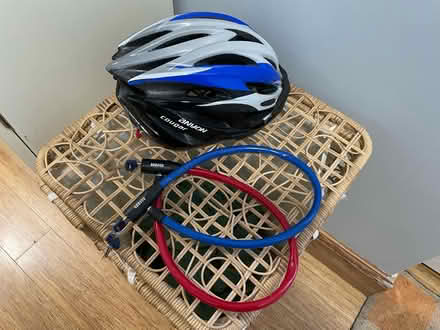 Photo of free Child’s Cycle Helmet and Locks (Skipton) #1