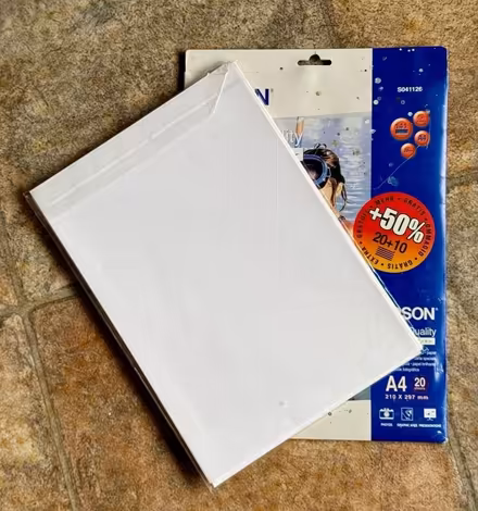 Photo of free Pack of A4 Glossy Inkjet Photo Paper (Chaddesden DE21) #3