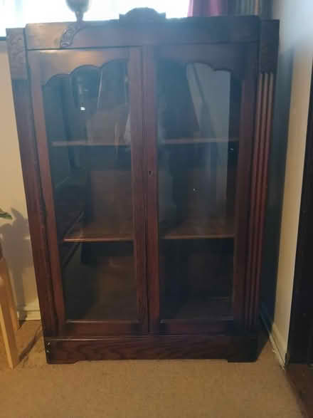 Photo of free Wooden bookcase with shelves (Cholsey) #1