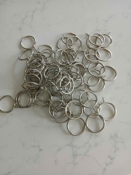 Photo of free Metal curtain rings (Great Shefford RG17) #2