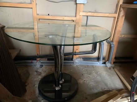 Photo of free Circular glass dining table (Cobham Tilt KT11) #1