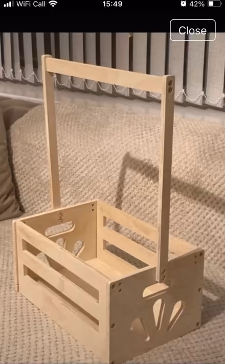 Photo of Wooden crate (Beaumont) #1