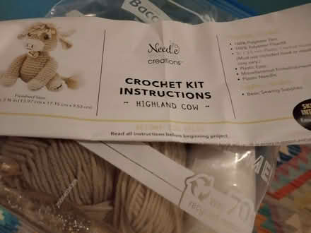 Photo of free Crochet kit Highland Coo (Headington OX3) #1