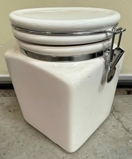 Photo of free White Kitchen Canister (Novato (Hamilton)) #1