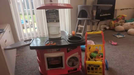 Photo of free Toy plastic kitchen and food (WS10) #1