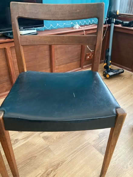 Photo of free 3 Retro teak dining room chairs (Rochester ME1) #4