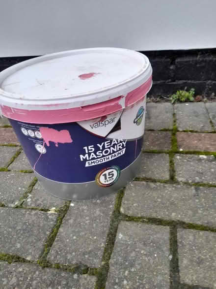 Photo of free Valspar Pink masonry paint (Addlestone KT15) #1