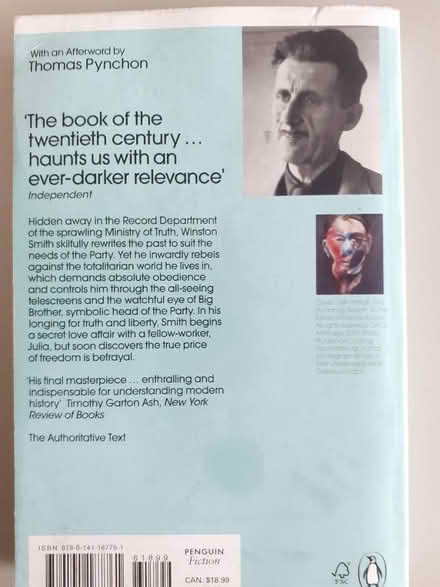 Photo of free Book Nineteen Eighty-Four (Northolt) #2