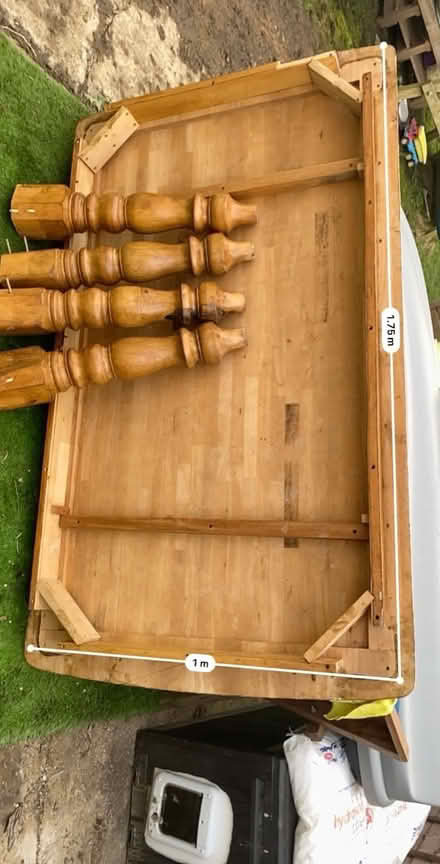 Photo of free Strong wooden dining table (Caversham RG4) #2