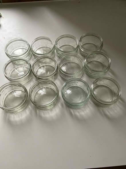 Photo of free 12 x glass Gu/ pudding pots/ ramekins (Amersham Common HP7) #1