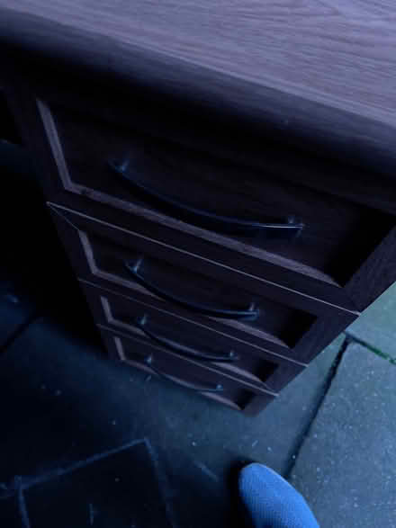 Photo of free Computer desk with draws and a cupboard (Oughtibridge S35) #2