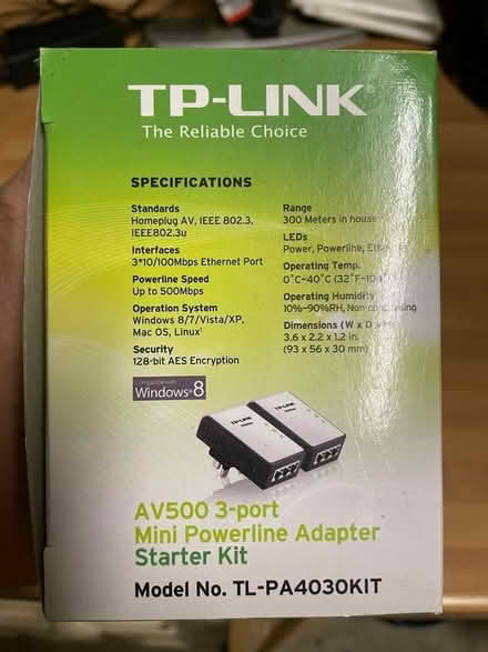 Photo of free TPLINK powerline extender (St Pauls Ward GU15) #3