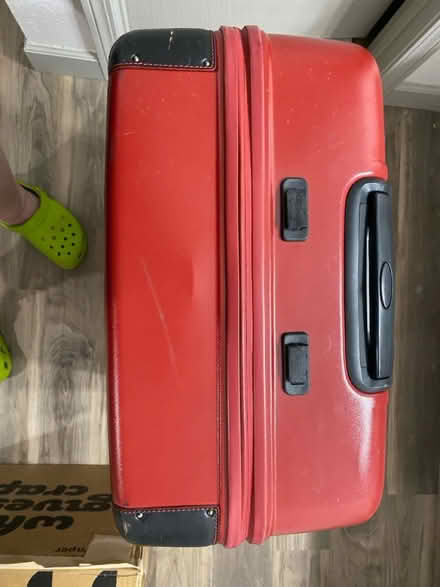 Photo of free Large red suitcase (McCaslin/I-36) #3