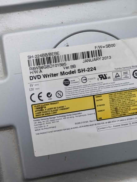 Photo of free Sata dvd writer (Bear Flat, Bath BA24) #2