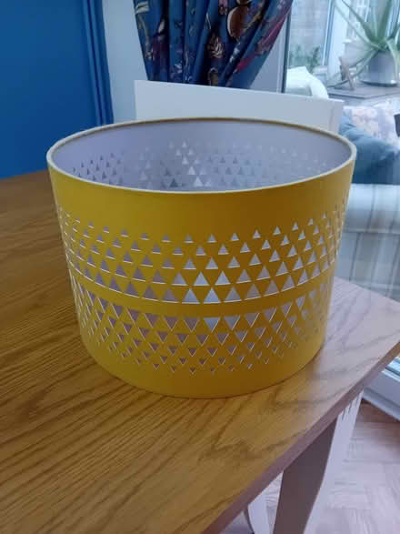 Photo of free Mustard colour drum shade (Gobowen SY10) #1