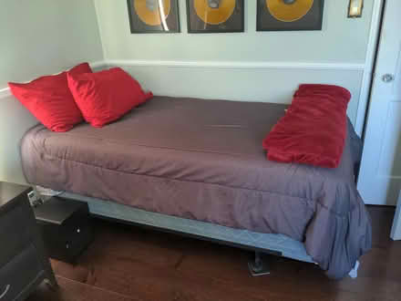 Photo of free Twin Bed + Mattress + Linens (El Segundo) #1