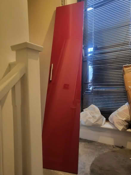 Photo of free Ikea red mirrored wardrobe (B15) #3