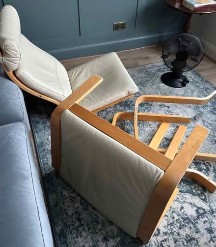 Photo of free IKEA Poang Stool and chair (Newbury Park IG2) #1