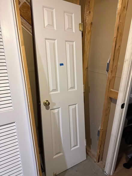 Photo of free Interior door with knob and hinges (Dearbought Frederick) #1