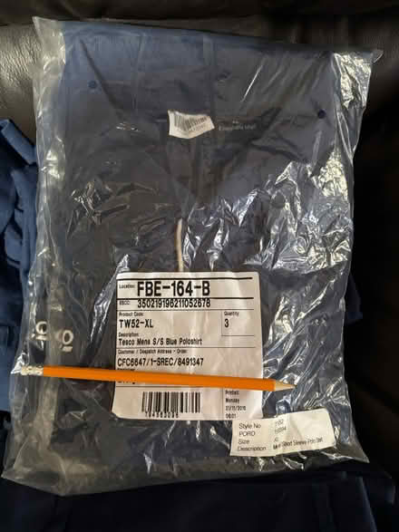 Photo of free Tesco employee warehouse uniform (Godstone) #3
