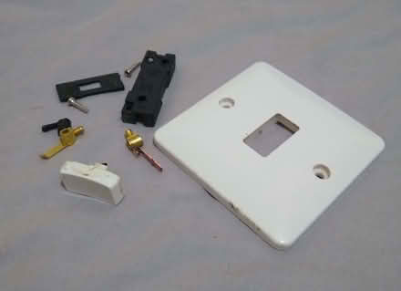 Photo of free Wall Light Switch Face Plate and Switch in Pieces (CT9) #1