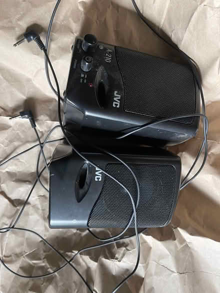 Photo of free JVC bookshelf speakers A210 (Finsbury Park N4) #1