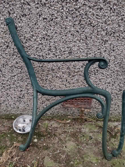 Photo of free Cast iron bench ends (Barnhill DD5) #2
