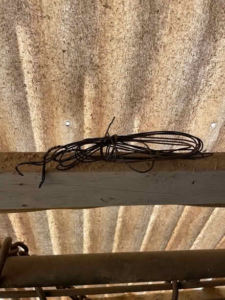 Photo of free 6’ lengths of used baling wire (West of Bandera on 3240) #1