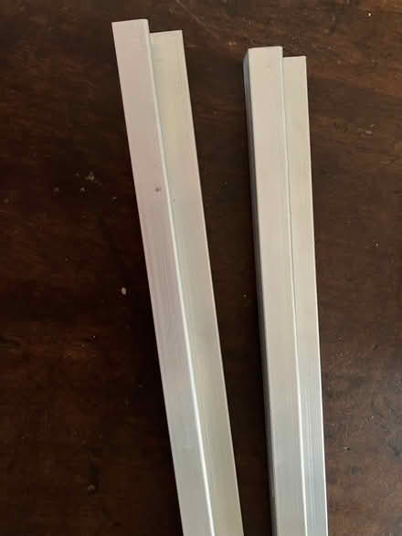 Photo of free 50cm x 2 ALUMINIUM CHANNEL U PROFILE 13mm and 20mm internal (Northfield Avenue area NN16) #1