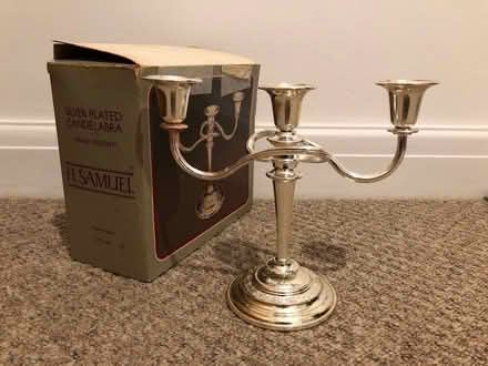 Photo of free Silver plated candelabra (Honor Oak/ Forest Hill SE23) #1