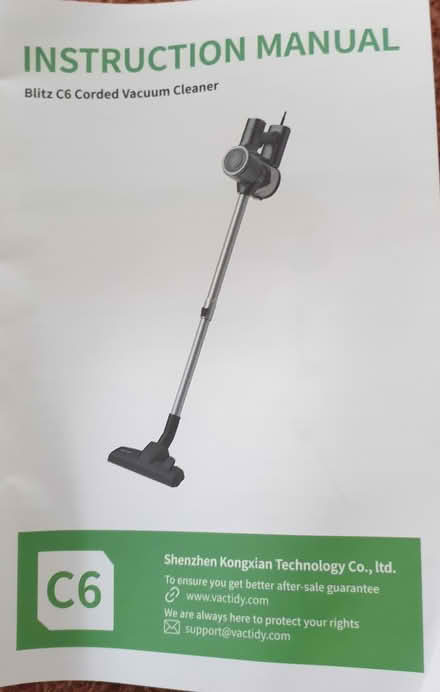 Photo of free Corded stick vacuum cleaner (Chelmsford) #1