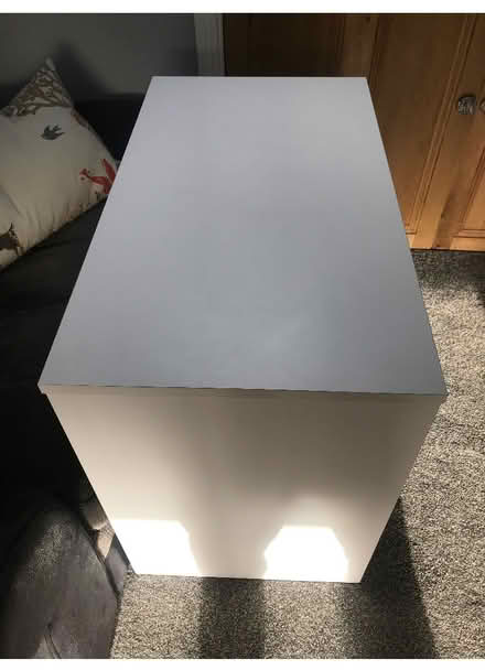 Photo of free White pc desk (Greenfield OL3) #3