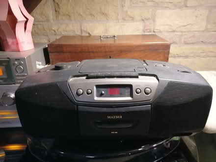 Photo of free CD, tape and radio player (Buxton Central SK17) #1