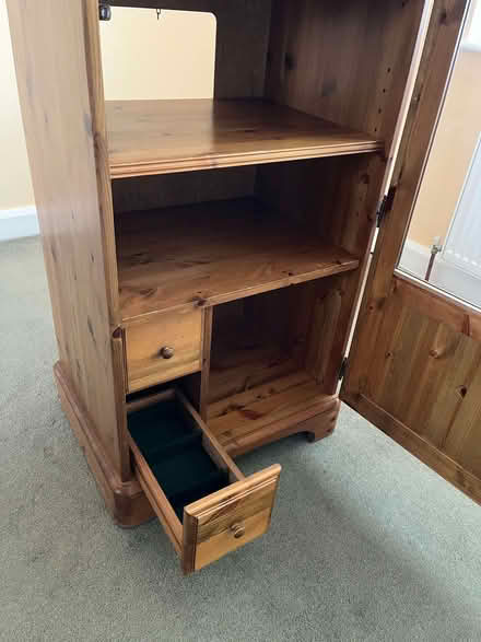 Photo of free Ducal pine hi-fi cabinet (Welwyn Garden City AL8) #3