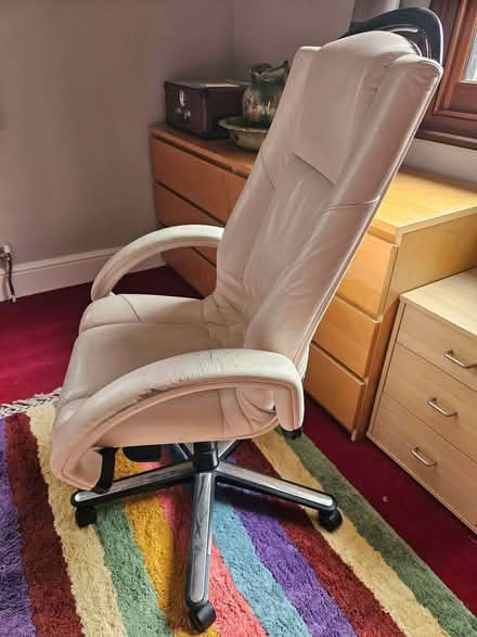 Photo of free Leather office chair (Bloxham OX15) #2