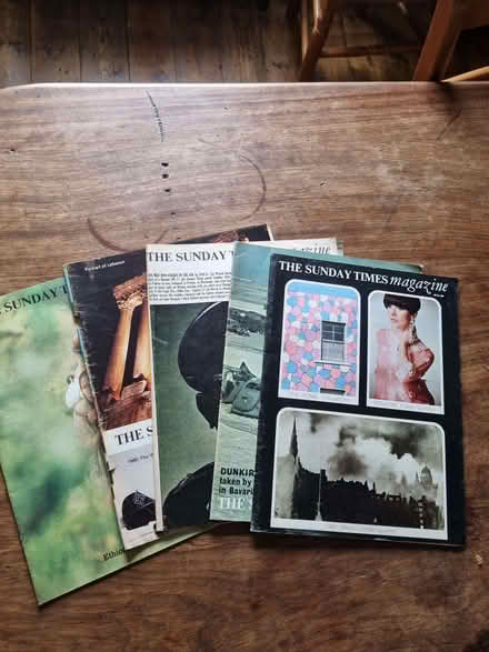 Photo of free 1965 Sunday Times magazines (Odd Down) #1