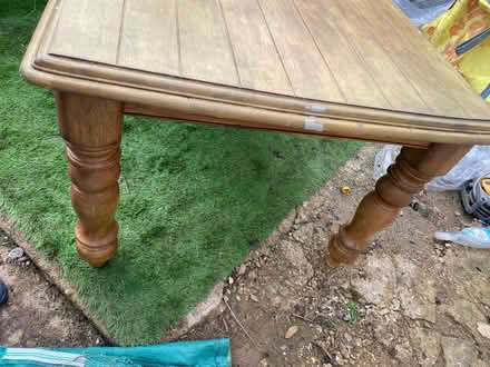Photo of free Strong wooden dining table (Caversham RG4) #3