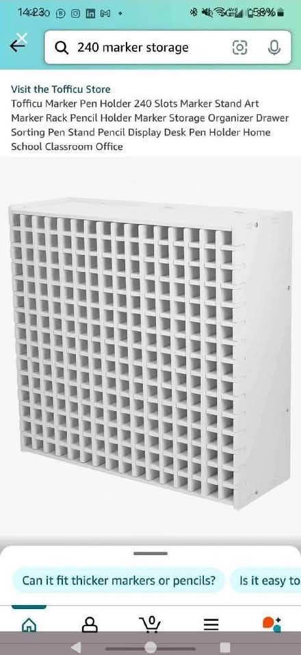 Photo of Horizontal pen storage (Oxford-Freegle CGA OX4) #2